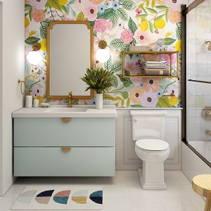 Цветная и яркая ванная комната: как преобразить санузел в Черлаке - cherlak.mebel54.com | фото